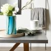 Accent Plus Large Blue Cylinder Glass Vase