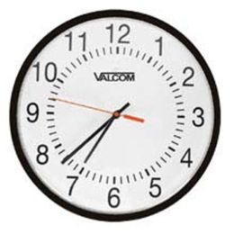 VALCOM VC-V-A11012B 12in Round Clock